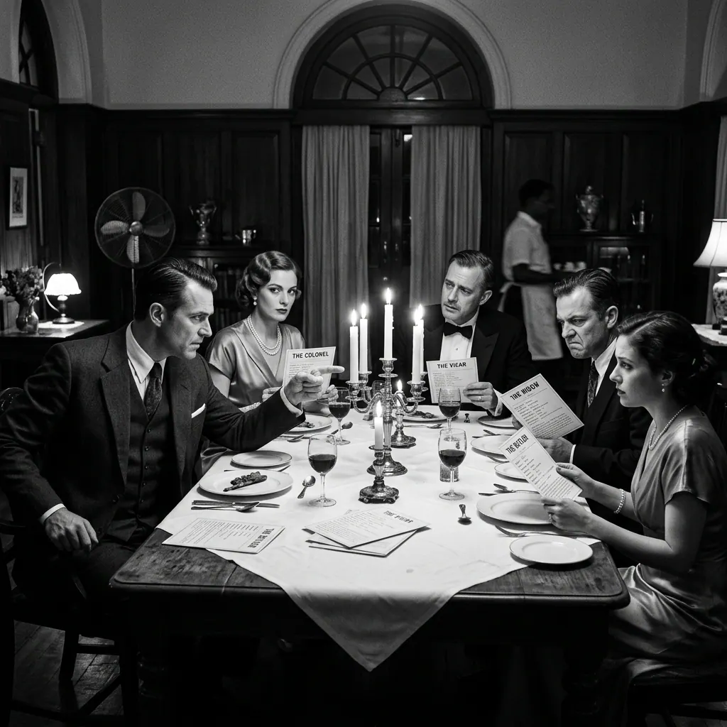 Guests at a murder mystery experience in Bangalore