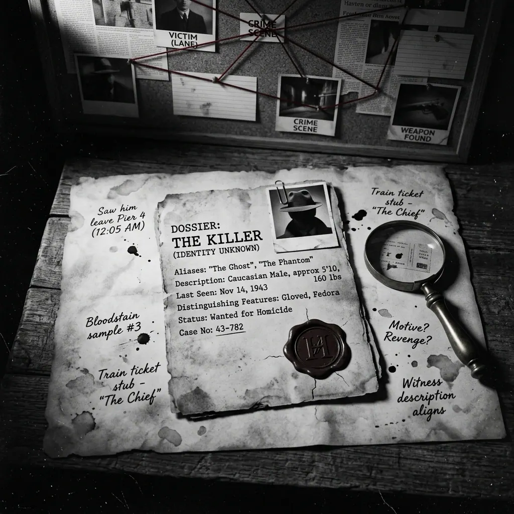 Murder mystery dinner mechanics — characters, clues and the reveal