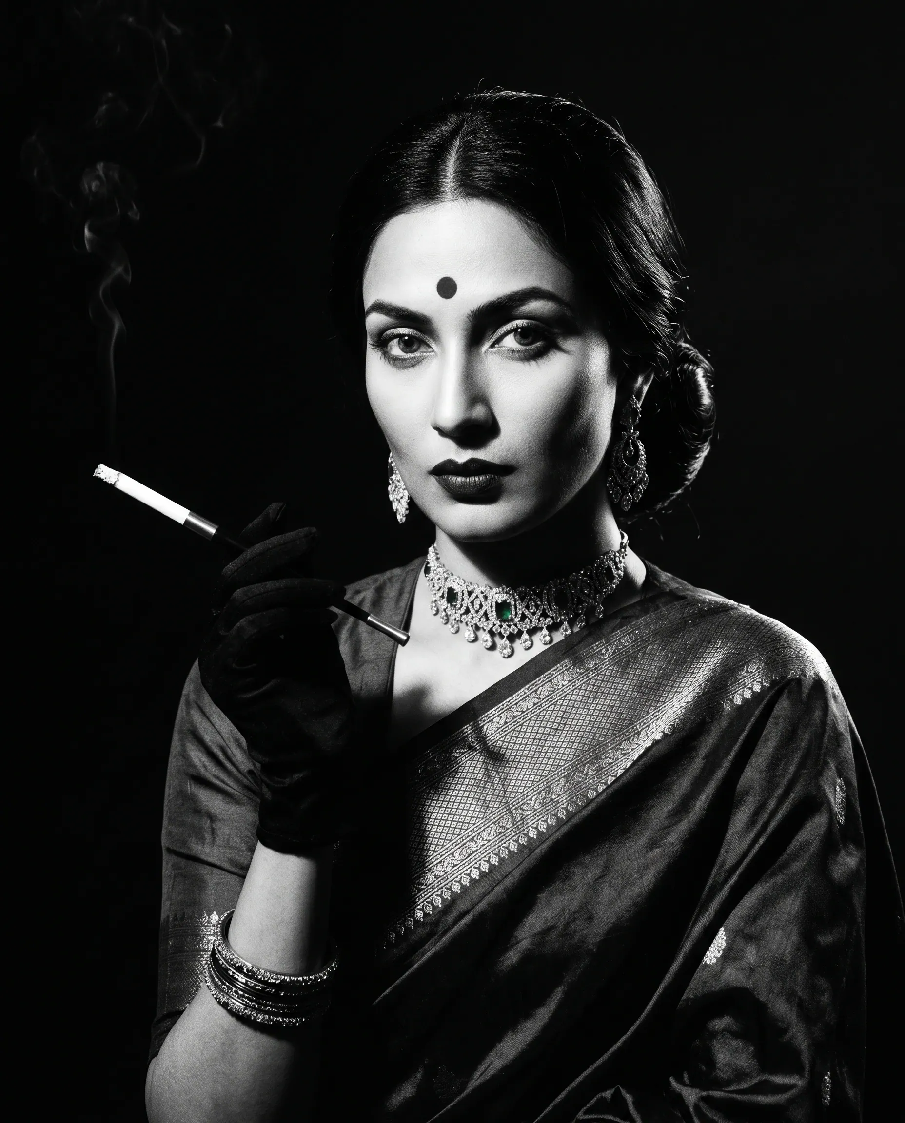 Police file portrait of The Memsahib